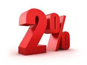 two percent of personal injury lawsuits go to trial