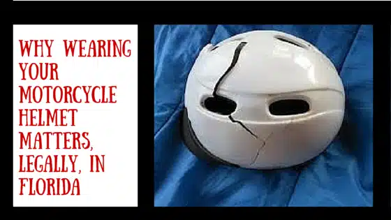 Motorcycle Helmet Accident Value Florida