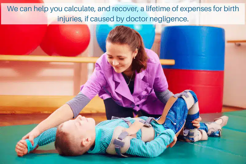 birth injury expenses