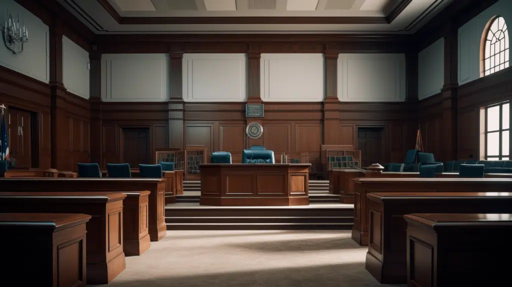 florida courtroom where personal injury case will be presented
