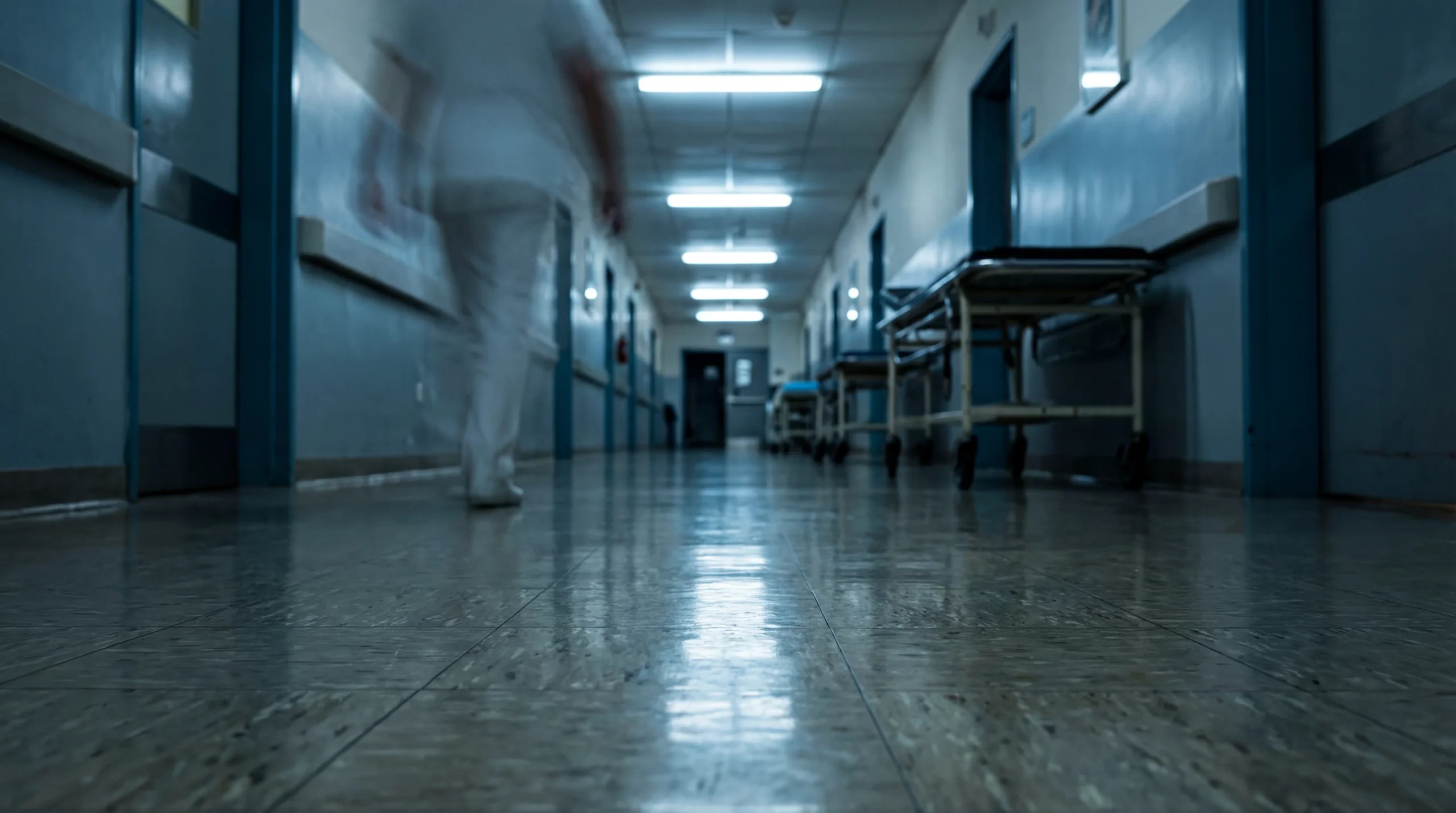 Florida hospital hallway after a semi-truck accident