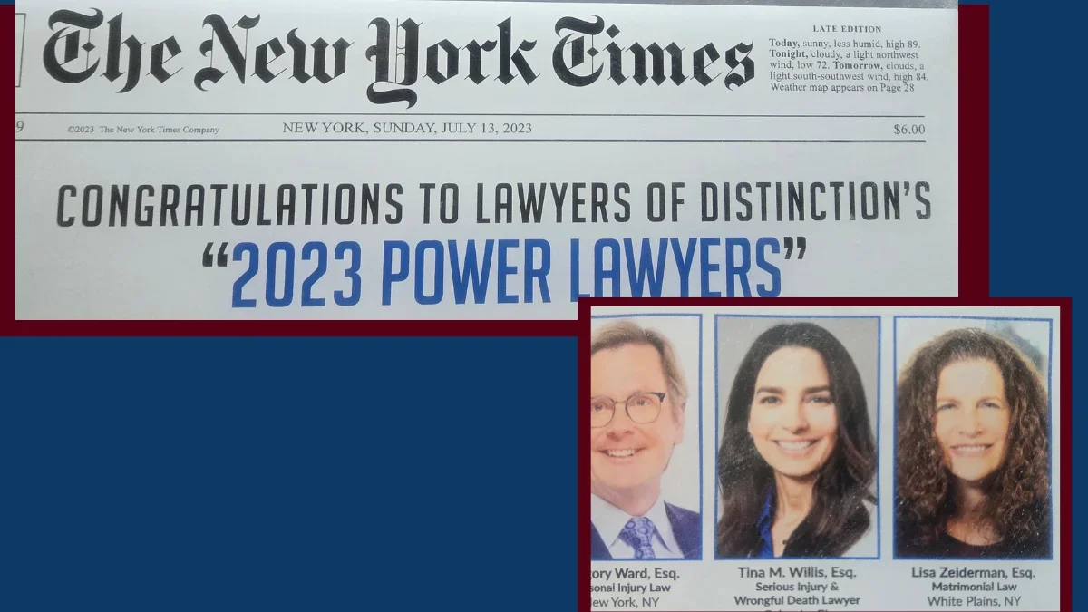 tina willis orlando car accident personal injury lawyer new york times 2023 power lawyers